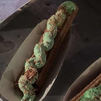 Terran Treats - Pandan Latte Churro - Desserts Near Me - Anaheim, California Terran Treats - Pandan Latte Churro - Desserts Near Me - Anaheim, California