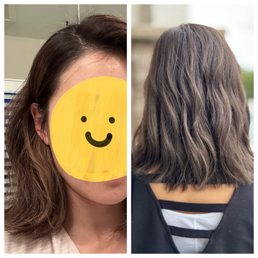 Previous balayage from a different salon- color and style corrected by Ashley