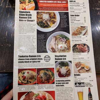 Konjiki Ramen - Menu - Ramen Near Me - Toronto, Ontario Konjiki Ramen - Menu - Ramen Near Me - Toronto, Ontario