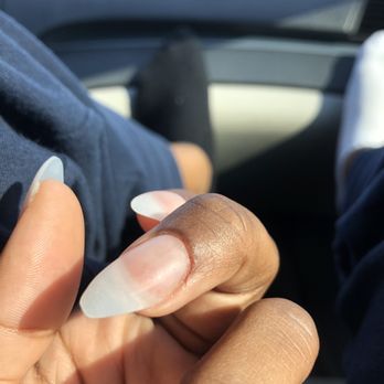 LaVie Nails and Spa - This is after the technician put alcohol on it and wiped it off. You can still see it a bit though. - Waxing Near Me - Columbia, South Carolina LaVie Nails and Spa - This is after the technician put alcohol on it and wiped it off. You can still see it a bit though. - Waxing Near Me - Columbia, South Carolina