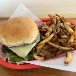 Truffle Shroom & Swiss Burger