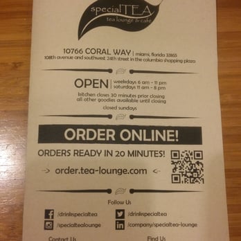 specialTEA Lounge - Coffee & Tea Near Me - Miami, Florida