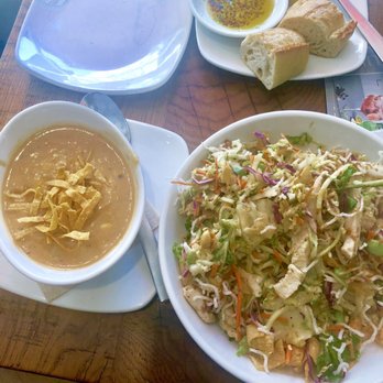 California Pizza Kitchen - Half portions: tortilla soup, thai crunch salad tossed here - Pizza Near Me - Beverly Hills, California California Pizza Kitchen - Half portions: tortilla soup, thai crunch salad tossed here - Pizza Near Me - Beverly Hills, California