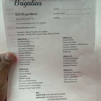 Brigalias - Caterers Near Me - Sicklerville, New Jersey