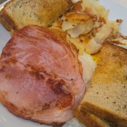 Dimitri's Restaurant - Basic ham,eggs,toast and fries