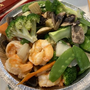 New China Chinese Restaurant - From diet menu, steamed shrimp and veggies - Chinese Near Me - Beverly Hills, Florida New China Chinese Restaurant - From diet menu, steamed shrimp and veggies - Chinese Near Me - Beverly Hills, Florida