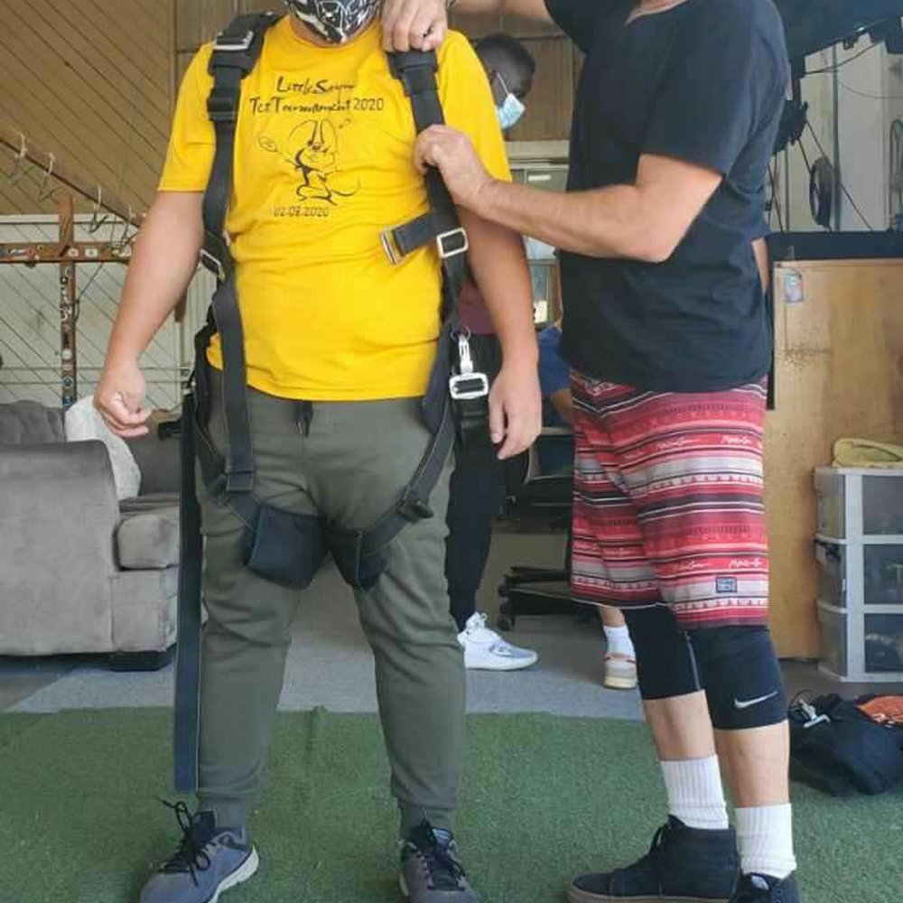 Pacific Coast Skydiving - Robbie getting us ready for the jump - Skydiving Near Me - San Diego, California Pacific Coast Skydiving - Robbie getting us ready for the jump - Skydiving Near Me - San Diego, California