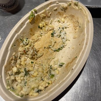 Chipotle Mexican Grill - Took 2 bites and this is how much i have left. - Mexican Near Me - Blacksburg, Virginia