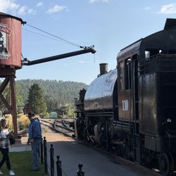 1880 Train - Hill City station.