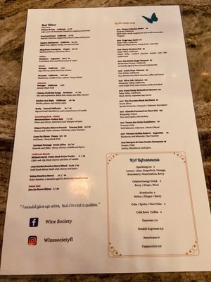 Menu photo 7 Wine Society Tarpon Springs, FL