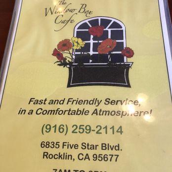 Window Box Cafe - American Near Me - Rocklin, California