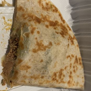 Taqueria Morgan Grill - Super Quesadilla (already devoured one half of it) - Mexican Near Me - Morgan Hill, California Taqueria Morgan Grill - Super Quesadilla (already devoured one half of it) - Mexican Near Me - Morgan Hill, California