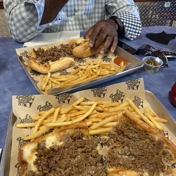 Fred's Downtown Philly - A number 2 with crab fries and regular fries- everything is seasoned very well! - Cheesesteaks Near Me - Carrollton, Texas
