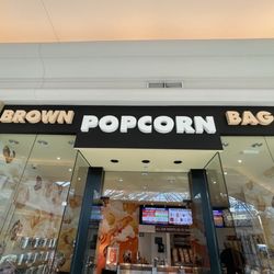 Brown Bag Popcorn - Store sign