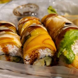 Sweet mango roll