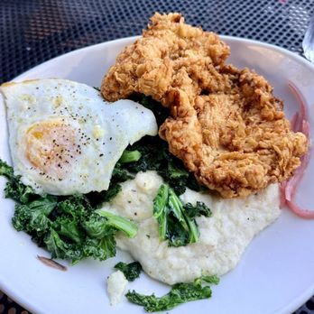 The Daily Ration - Chicken and Grits - Breakfast & Brunch Near Me - Chattanooga, Tennessee