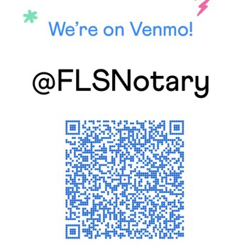 FLS Notary Services - Venmo QR code - Notaries Near Me FLS Notary Services - Venmo QR code - Notaries Near Me