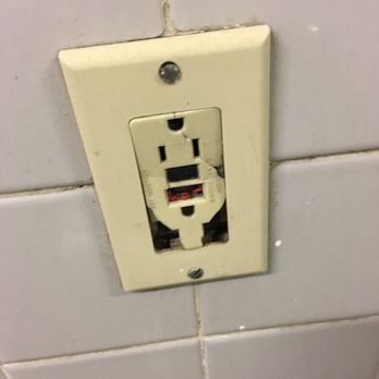 Safeway - This doesn't appear to be OSHA acceptable. This is in one of the bathrooms. - Grocery Near Me - Santa Rosa, California