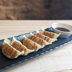Menya Kyu - Vegetarian Gyoza with house-made dipping sauce