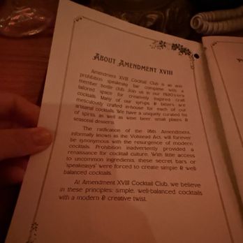 Amendment 18 Cocktail Club - Cocktail Bars Near Me - Franklin, Tennessee Amendment 18 Cocktail Club - Cocktail Bars Near Me - Franklin, Tennessee