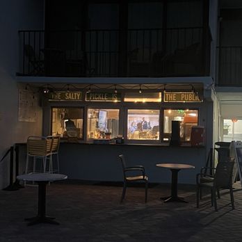 The Salty Pickle - Outside looking in at night - Pizza Near Me - Myrtle Beach, South Carolina The Salty Pickle - Outside looking in at night - Pizza Near Me - Myrtle Beach, South Carolina