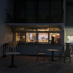 The Salty Pickle - Outside looking in at night