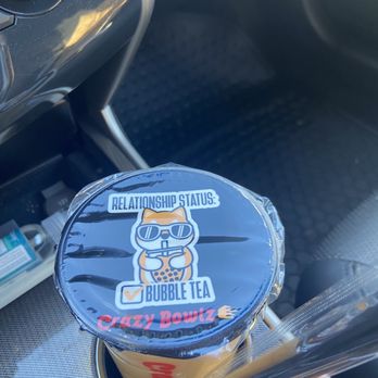 Crazy Bowlz - Mango cream coconut cream milk boba tea - Asian Fusion Near Me - New Paltz, New York Crazy Bowlz - Mango cream coconut cream milk boba tea - Asian Fusion Near Me - New Paltz, New York