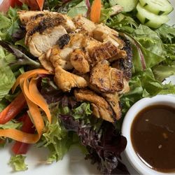 Angela's Café - The grilled chicken salad with ginger sesame dressing.  So good!