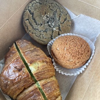CA Bakehouse - Kaya Croissant, black sesame cookie, hojicha choux - Bakeries Near Me - San Jose, California CA Bakehouse - Kaya Croissant, black sesame cookie, hojicha choux - Bakeries Near Me - San Jose, California