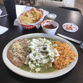 Taqueria el Comal - Green enchiladas made with cheese instead of chicken. - Mexican Near Me - Warsaw, Indiana Taqueria el Comal - Green enchiladas made with cheese instead of chicken. - Mexican Near Me - Warsaw, Indiana