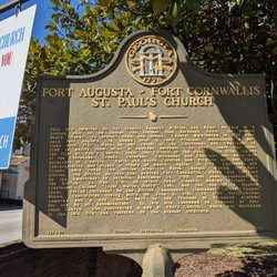 Fort Augusta Historical Marker - Fort Augusta Historical Marker, Augusta GA