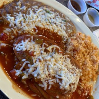Casa Juancho - Chile Relleno, added rice and beans - Mexican Near Me - Chino Hills, California