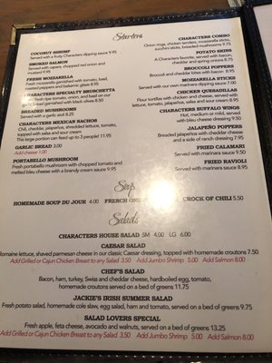 Menu photo 8 Characters Sloatsburg, NY Menu photo 8 Characters Sloatsburg, NY