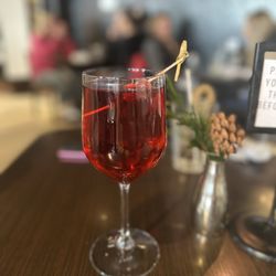 Cranberry rosemary mimosa