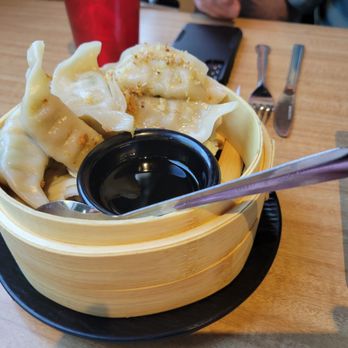 Mr Thai - Pot stickers - steamed - Thai Near Me - Boise, Idaho Mr Thai - Pot stickers - steamed - Thai Near Me - Boise, Idaho