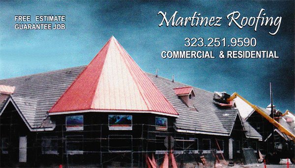 Martinez Roofing Logo