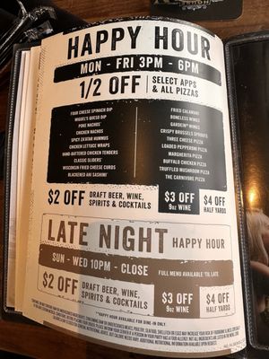 Menu photo 7 Yard House Brea, CA