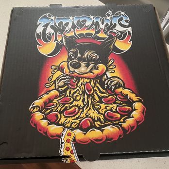 Ozzy's Apizza - Ozzy on his takeaway pizza box - Pizza Near Me - Los Angeles, California Ozzy's Apizza - Ozzy on his takeaway pizza box - Pizza Near Me - Los Angeles, California