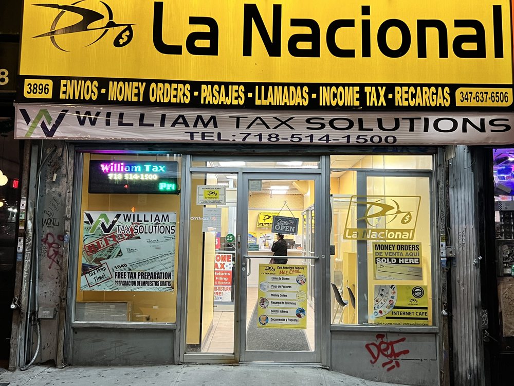 WILLIAM TAX SOLUTIONS Updated August 2024 3896 Broadway, New York