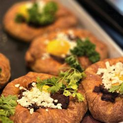 Asaro Bakery & Cafe - Shakshouka Croissant - Astonishingly Flavorful!!
