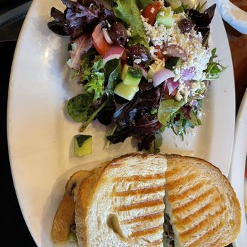 Panini Kabob Grill - Steak panini with Mediterranean salad - Mediterranean Near Me - Brea, California Panini Kabob Grill - Steak panini with Mediterranean salad - Mediterranean Near Me - Brea, California