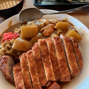 Fujiya Ramen & Yakitori - Katsu curry over rice with potatoes, carrots and pickled ginger. - Ramen Near Me - Arcadia, California