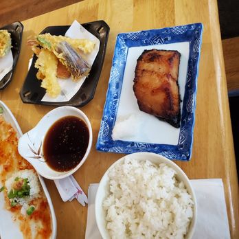 Tadashi - Combo Butterfish & assorted tempura - Japanese Near Me - Aiea, Hawaii Tadashi - Combo Butterfish & assorted tempura - Japanese Near Me - Aiea, Hawaii