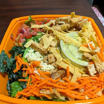 Salad and Go - Southwest Caesar with tofu - Salad Near Me - Gilbert, Arizona Salad and Go - Southwest Caesar with tofu - Salad Near Me - Gilbert, Arizona