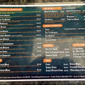 Pocket Burger Shack - Burgers Near Me - Sunset Beach, California