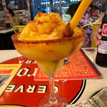 Desvelados - Mango Slush (Alcoholic) No Manches Slush (Mango) - Tacos Near Me - Pasadena, California Desvelados - Mango Slush (Alcoholic) No Manches Slush (Mango) - Tacos Near Me - Pasadena, California