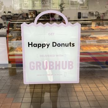 Happy Donuts - They do grub hub - Donuts Near Me - Oakland, California