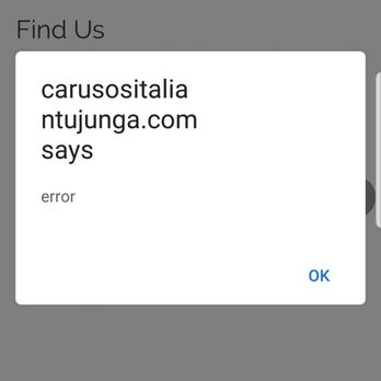 Caruso's Italian Kitchen - When I tried to contact them about this issue via their website. What a mess this place is! - Cocktail Bars Near Me - Tujunga, California