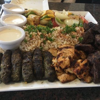 Byblos Restaurant - Lamb, Beef, Chicken, rice and vegetables - Lebanese Near Me - Gainesville, Virginia
