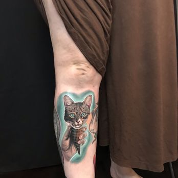 Tattoos by Hannah - Kitty cone!! - Tattoo Near Me - Berkeley, California Tattoos by Hannah - Kitty cone!! - Tattoo Near Me - Berkeley, California